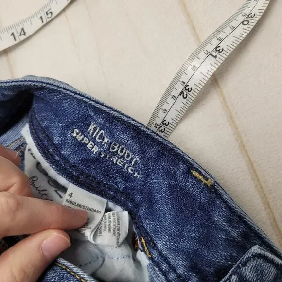 American Eagle kick boot bootcut stretch low rise jeans - Picture 6 of 10